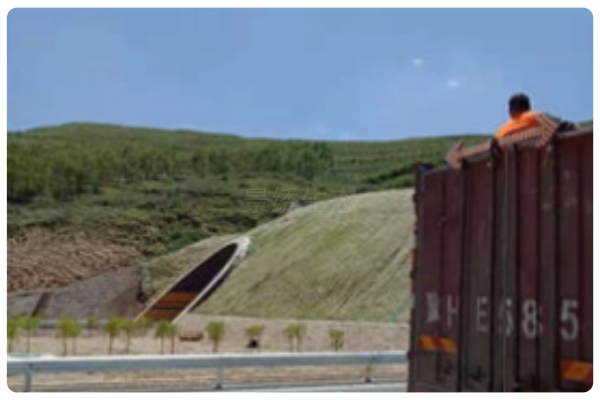 山西右玉边坡绿化施工：景绣生态破解干旱枯水期养护难题