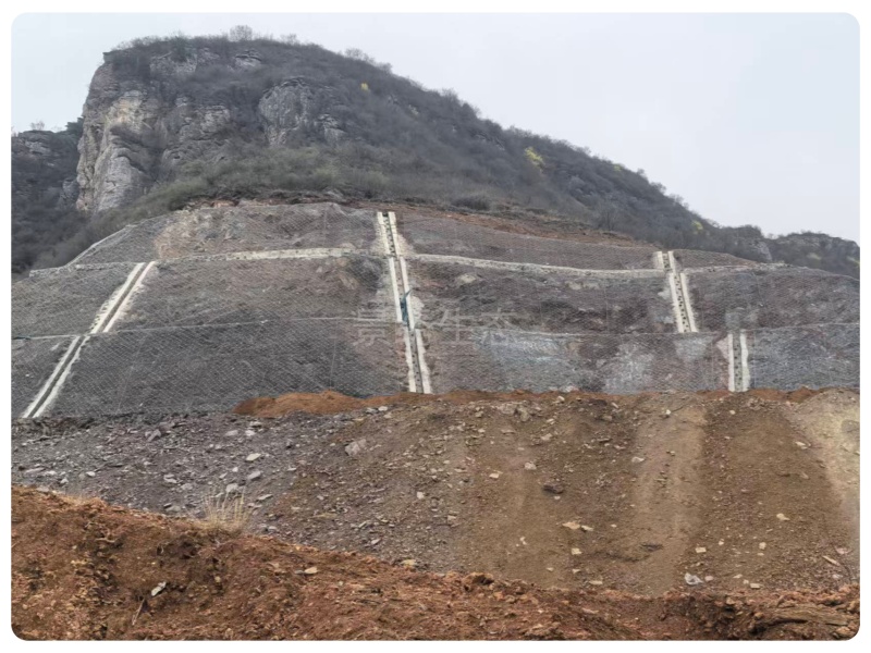 荥密高速公路绿化工程｜景绣生态赋能高陡碎石边坡生态修复