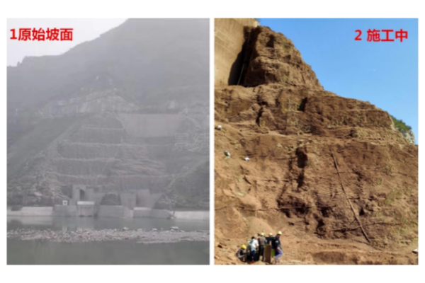 攻坚克难破难题！景绣生态攻克五龙口水库高陡坡面复绿技术