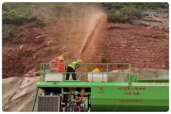 景绣生态 SPF 无土喷播技术：赋能边坡绿化工程生态升级