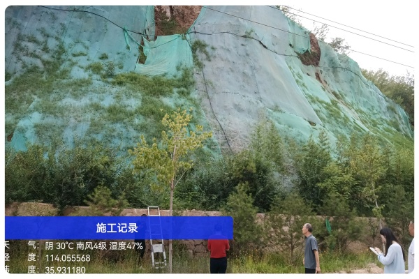 景绣生态匠心打造鹤壁边坡绿化工程 昔日裸露坡面焕新生态景观