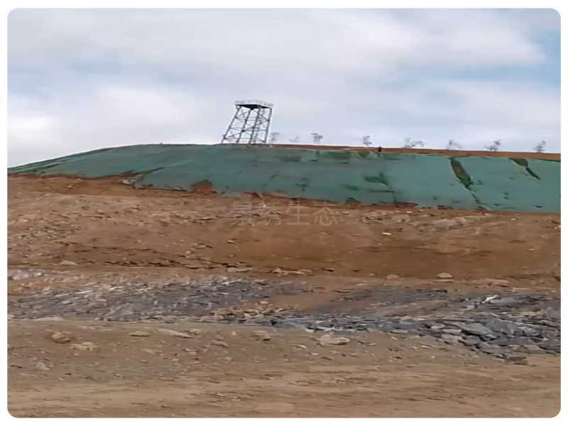 矿山修复工程案例｜信阳固始黑石山矿坑生态修复，技术赋能荒山复绿