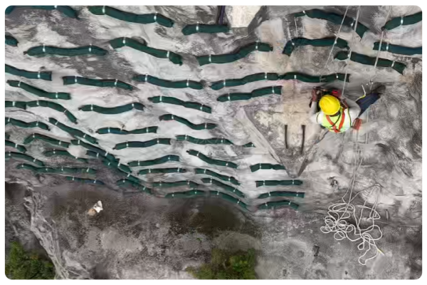 景绣生态植生袋：筑牢白鹤滩旱谷地边坡修复的 “生态根基”