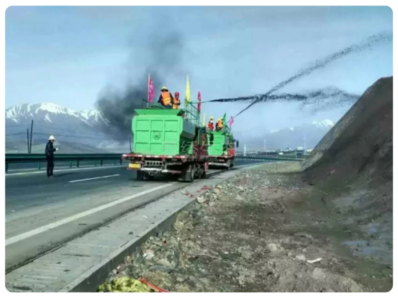 青海公路边坡绿化标杆实践 景绣生态以技术破局高寒生态难题